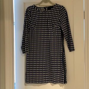 J. Crew patterned shift dress